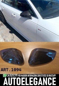 CALOTTE PER AUDI A4 B9 LOOK CARBONIO DESIGN SPORTIVO