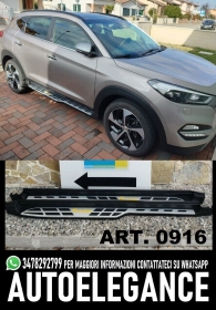 Estribos Lateral Adecuado para Hyundai Tucson 2015-2019 (Logo Amarillo)
