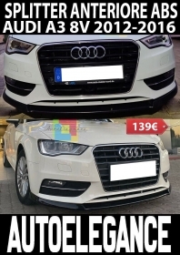 SPOILER DELANTERO AUDI A3 8V S