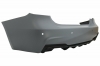BMW SERIE 3 F30 BERLINA 2011- PARAURTI POSTERIORE DOPPIO LOOK M PERFORMANCE .-