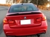 SPOILER POSTERIORE COFANO BMW SERIE 3 F30 2011+ BERLINA M3 ABS NERO LUCIDO -