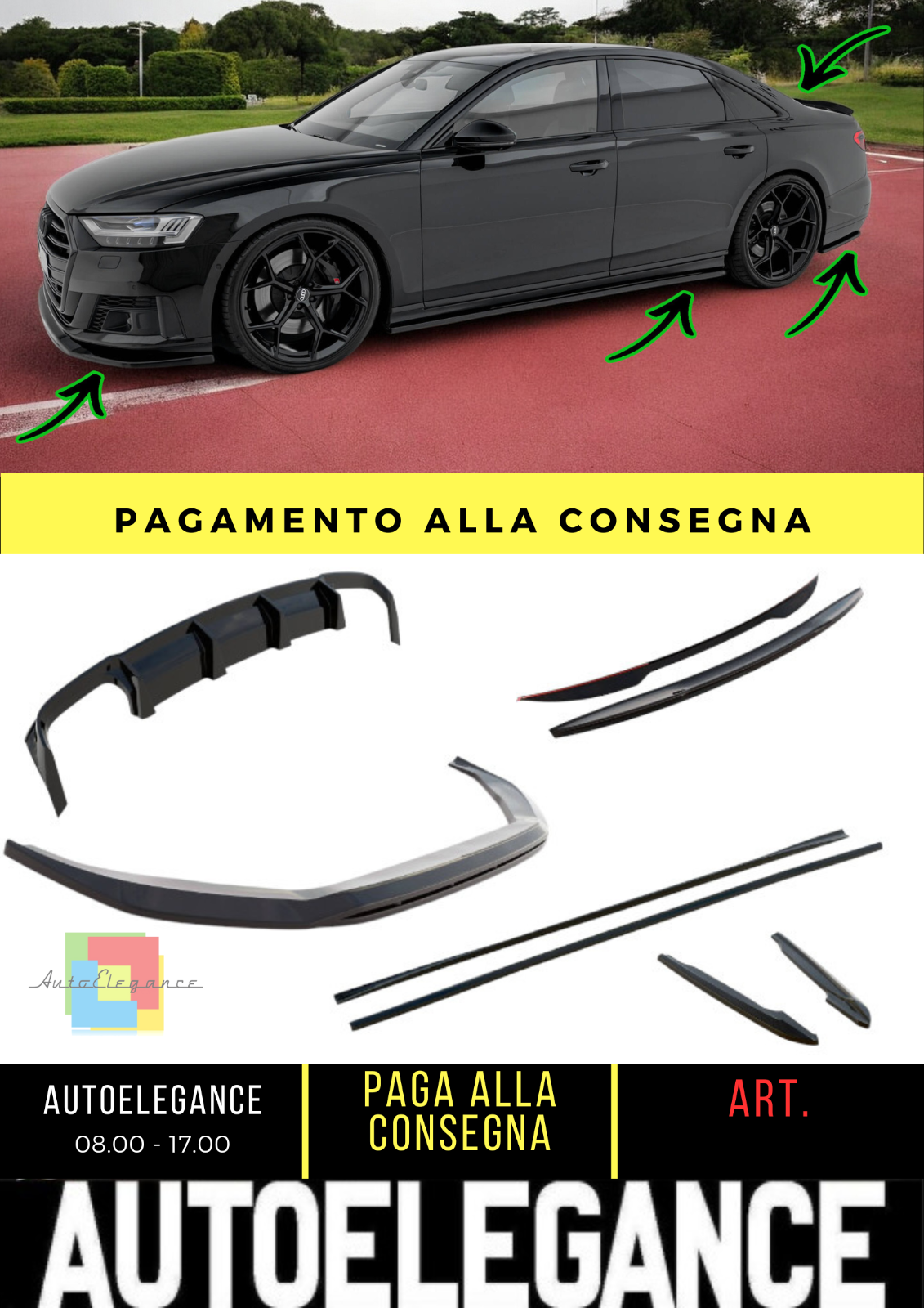 ✨Bodykit adatto per Audi S8 D5✨