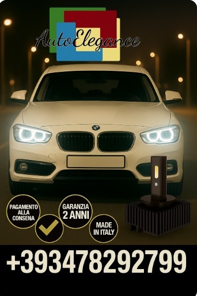 💕 KIT LED D1S 6000K Bianco Mercedes Classe B W246 Solo Anabbaglianti 💕