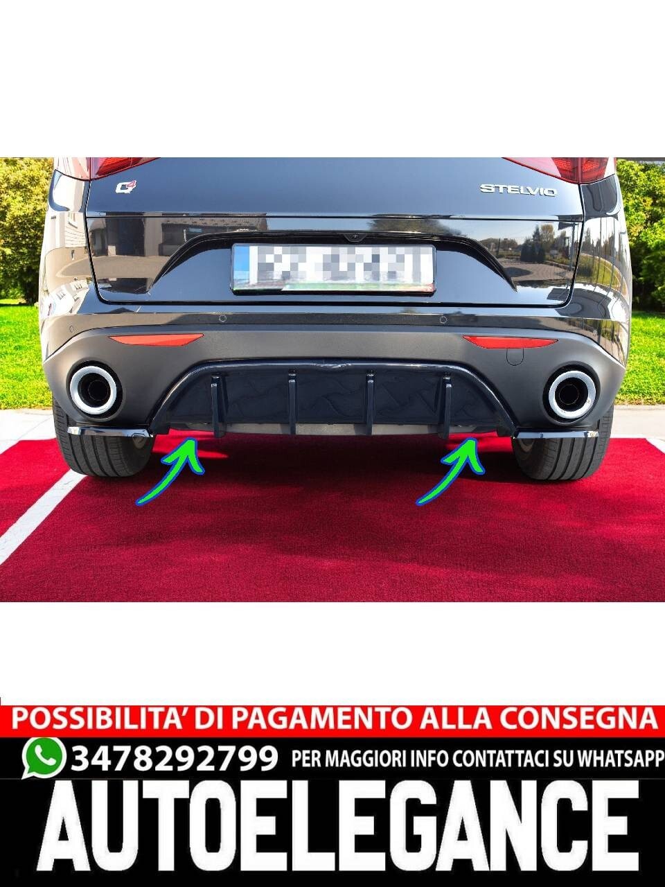 🔥MANTOVANA POSTERIORE ALFA ROMEO STELVIO🔥