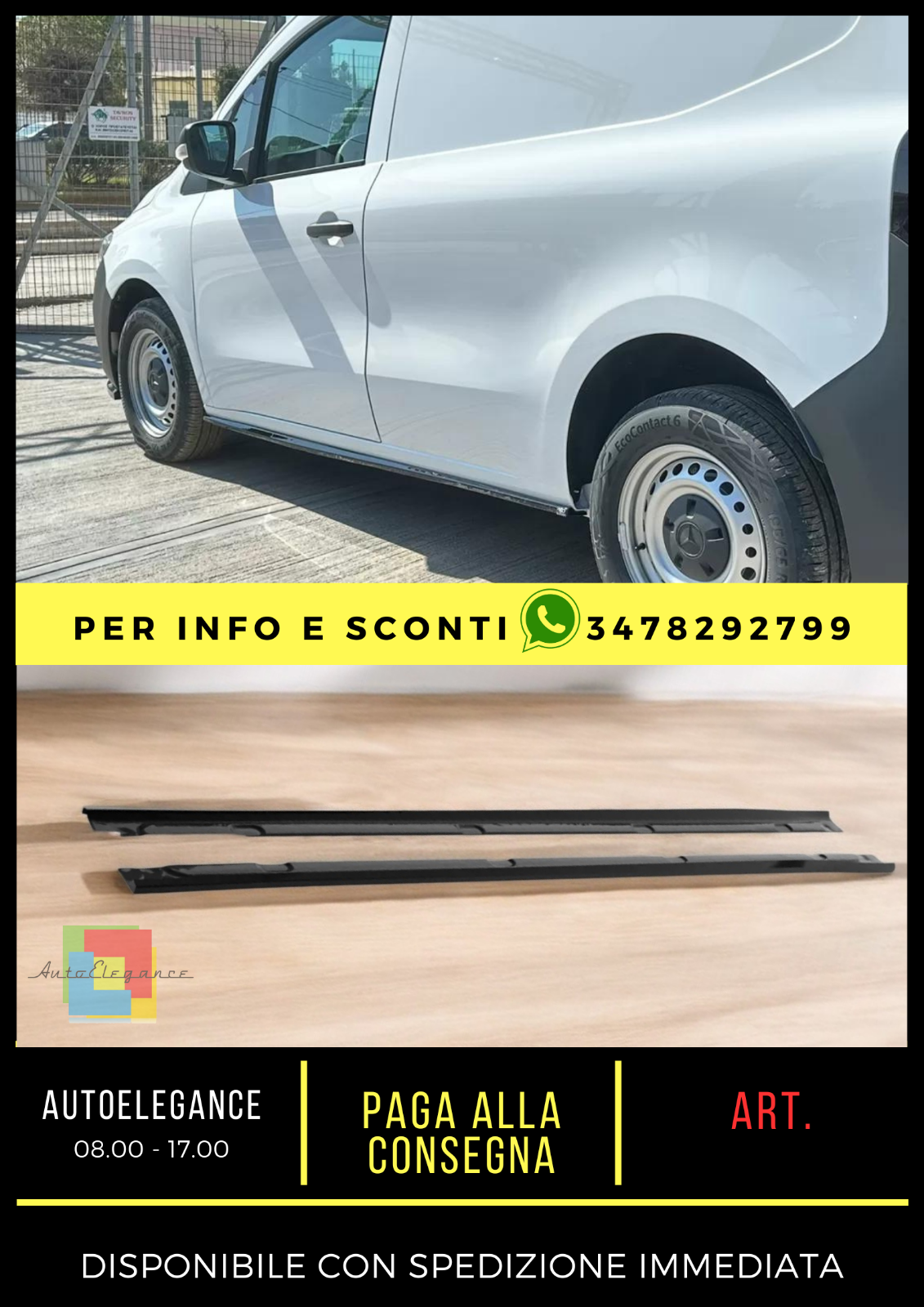 💎Minigonne adatto per Mercedes Citan Mk2 (2021-)💎
