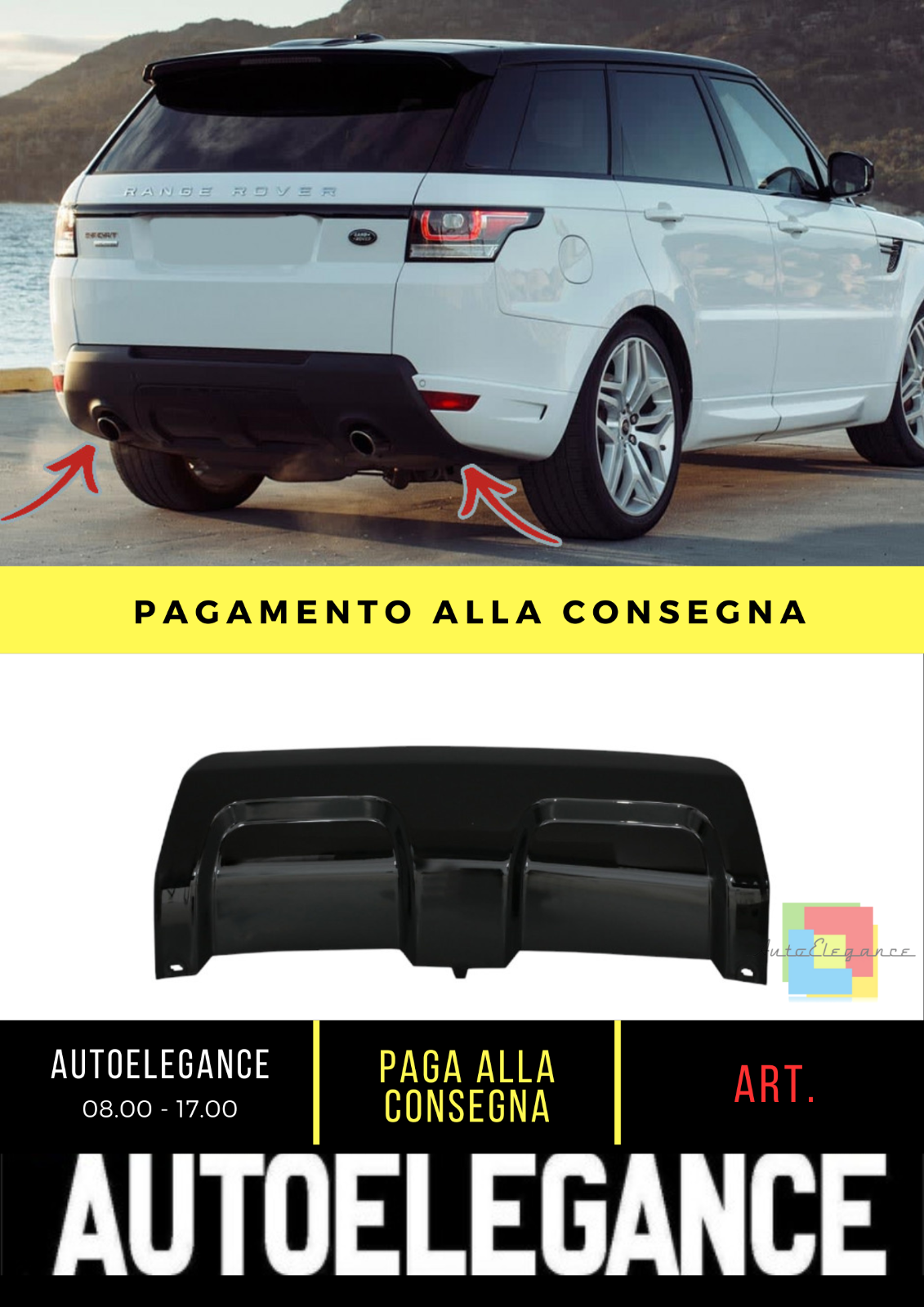 ✨Piastra paramotore posteriore adatta per Land Rover Range RoverSportL494 13-17✨