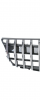 Front Gitter Panamericana Grill Geeignet F&uuml;r Mercedes GLK X204 08-12 Gloss Chrom