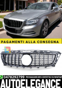 Calandra Sportiva Cromo Nero per Mercedes CLS C218/X218 Pre-Facelift