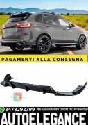 Diffusore Posteriore Performance Nero Lucido per BMW X5 G05 (dal 2019)