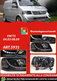 ART.5931 Faros delanteros VW T5 04.2003–08.2009