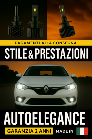 KIT LED LAMPADE ANABBAGLIANTI D1S 6000K ADATTO PER RENAULT MEGANE III
