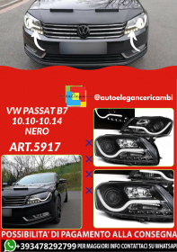 ART.5917 Phares avant VW Passat B7 10.2010–10.2014 noirs