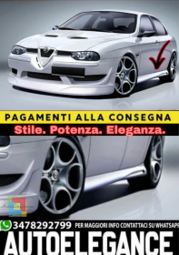 ✨Minigonne Laterali in ABS per Alfa Romeo 156 (Berlina/Sportwagon)✨