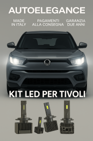 KIT LED D5S 6000K Anabbaglianti per SsangYong Tivoli | Luce Bianca CANBUS