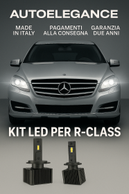 KIT LED D1S 6000K Anabbaglianti per Mercedes Classe R Bianco Freddo CANBUS