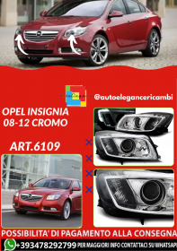 ART.6109 Frontscheinwerfer Opel Insignia 2008–2012 chrom