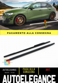 🔥Minigonne laterali Diffusori V.2 Audi S3 Sportback / A3 S-line Sportback 8Y 🔥