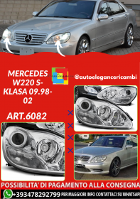 ART.6082 Frontscheinwerfer Mercedes S-Klasse W220 09.1998–2002