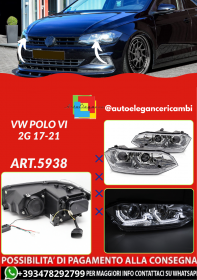 ART.5938 Phares avant VW Polo VI 2G 2017–2021