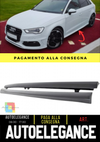 👌✨MINIGONNE LATERALI adattI per Audi A3 8V 2012-2020 berlina✨👌