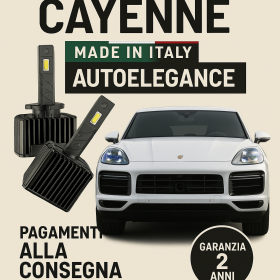 KIT LED D1S 6000K Anabbaglianti per Porsche Cayenne | Bianco Freddo CANBUS