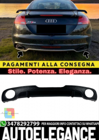 ✨Diffusore Posteriore per Paraurti Audi TT 8J S-Line Coup&eacute; / Cabrio (2006&ndash;2014)✨