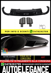 ⭐Diffusore per Audi A4B9 8W 16-18Sedan Avant Punte Silenziatore Paraurti S Line⭐