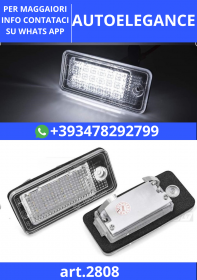 🎀art.2808- Fanali LED Targa compatibili AUDI A3 8P 2003-2008🎀