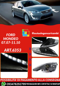 ART.6353 Frontscheinwerfer Ford Mondeo 07.2007–11.2010 schwarz