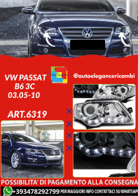 ART.6319 Frontscheinwerfer VW Passat B6 3C 03.2005–2010 chrom