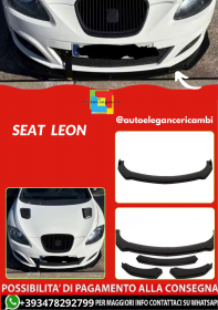 **SPLITTER SEAT LEON SCHWARZ GLÄNZEND (4 TEILE)**
