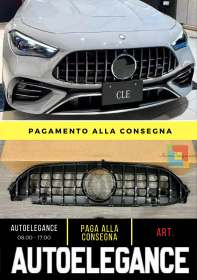 ⭐GRIGLIA  MERCEDES CLE W236 24+ LOOK AMG GT PROFILI CROMATI⭐PANAMERICANA