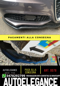 SPLITTER ALFA ROMEO ADATTO PER GIULIA STANDARD IN NERO LUCIDO ABS