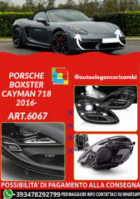 ART.6067 Faros delanteros Porsche Boxster / Cayman 718 2016–