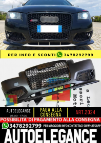 ⭐2024 PARAURTI RS3 ANTERIORE ADDATO PER AUDI A3 8P 2005-2008 LOOK RS3⭐