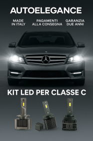 KIT LED D1S 6000K Anabbaglianti per Mercedes Classe C W204 | CANBUS Bianco