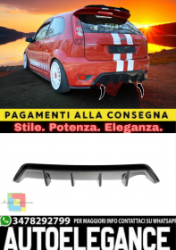 ✨Diffusore Posteriore in ABS Nero Lucido per Ford Fiesta Mk6 ST150 (2004&ndash;2008)✨