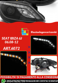 ART.6072 Faros delanteros Seat Ibiza 6J 06.2008–2012
