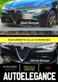 ❄?Griglia radiatore adatta per Alfa Romeo Giulia 952 standard bumper carbonio❄?