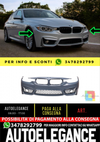 ⭐Paraurti anteriore M3 Look con SRA per Bmw 3 (F30) Berlina Touring (2011-2018)⭐