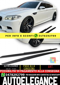 ⭐ MINIGONNE LATERALI PER BMW SERIE 5 F10 F11 2011-2017 (SET / ABS)⭐