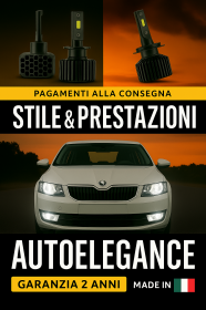 KIT LED D3S 6000K Anabbaglianti per Skoda Octavia 2 Luce Bianca Fredda