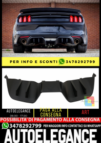 ⭐Diffusore paraurti posteriore adatto per Ford Mustang Mk6 VI Sesta Generazion ⭐