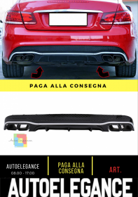 ⭐DIFFUSORE POSTERIORE ADATTO PER Mercedes Classe E C207 Coupe A207 ⭐