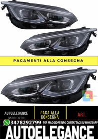 Fari anteriori a LED adatti per VW Golf 8 VII (2020-2024)