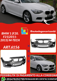 ART.6156 Pare-chocs avant BMW Série 1 (F20, F21) 2011–2015 M-Tech