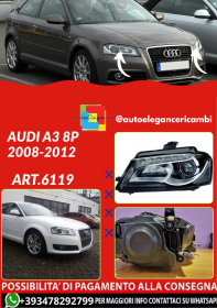 ART.6119 Frontscheinwerfer links Audi A3 8P 2008–2012