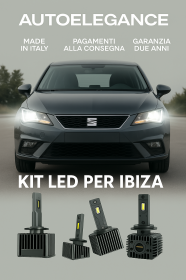 KIT LED D1S 6000K Anabbaglianti per Seat Ibiza IV Luce Bianca Fredda CANBUS